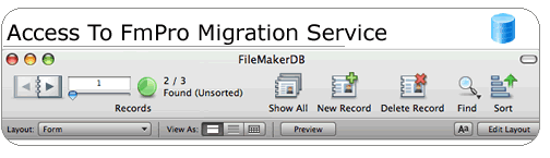 Access To FmPro  Migration Service - Title Graphic