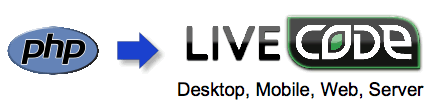 PHP to LiveCode Conversion Service - Header graphic