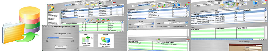 Bento to FileMaker Title Graphic
